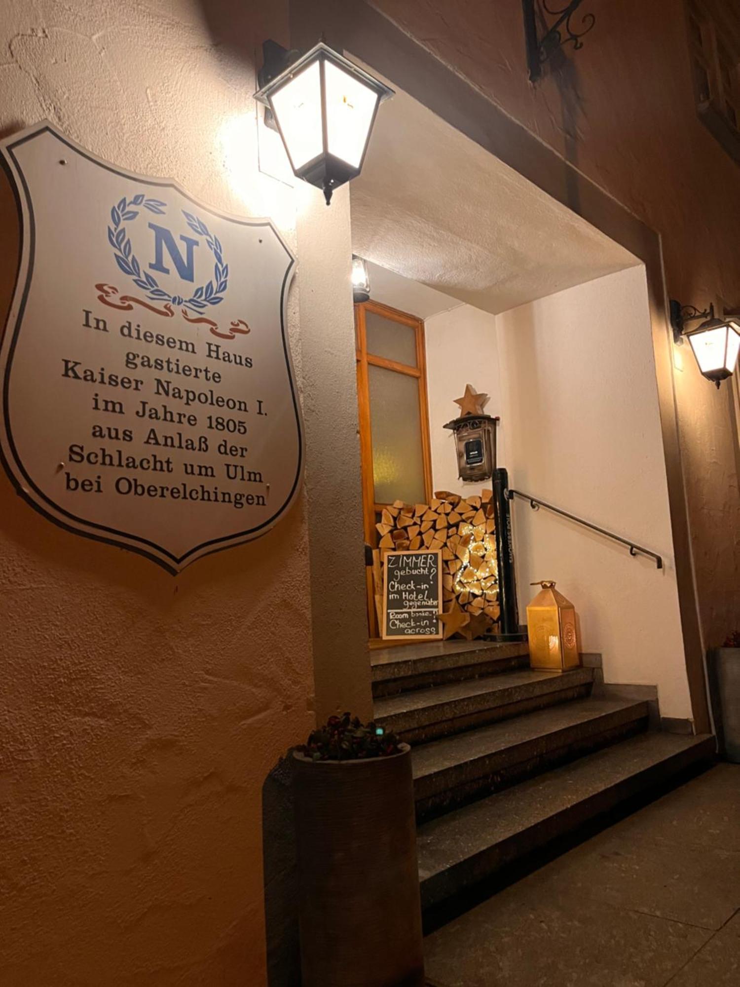 Gasthof Zum Ritter - A Cozy Historical Landmark Ulm Exteriör bild